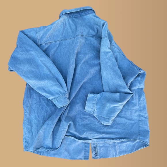 Vintage Dr Seuss The Grinch Denim Button Up - Picture 2 of 6